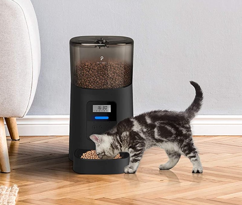 Automatic Dry Food Cat Feeder | TheStrangeGifts | The Best Gifts and