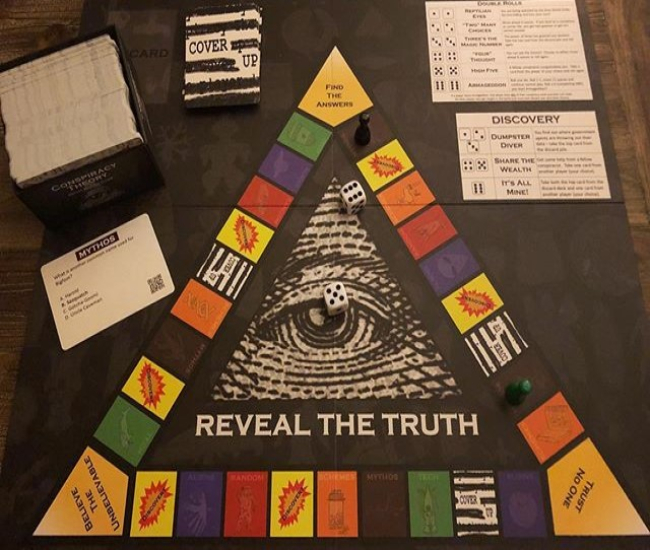 Conspiracy Theory Trivia Board Game